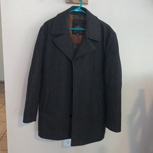 Mid length trench coat